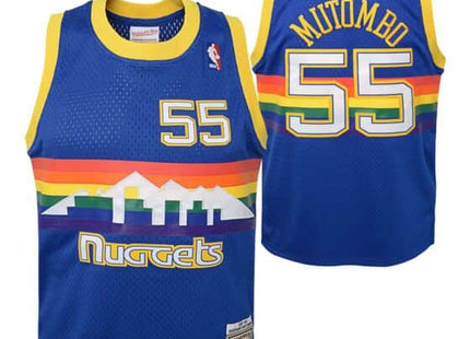 Youth Swingman Dikembe Mutombo Denver Nuggets Road 1991-92 Jersey