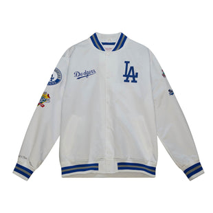 City Collection Lightweight Satin Jacket Los Angeles Dodgers