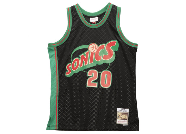 Men Neapolitan Swingman Gary Payton Seattle Supersonics 1995-96 Jersey