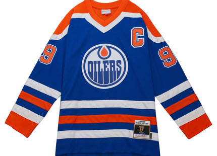 Blue Line Wayne Gretzky Edmonton Oilers 1986 Jersey