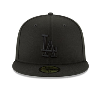 LOS ANGELES DODGERS black black  BASIC 59FIFTY FITTED