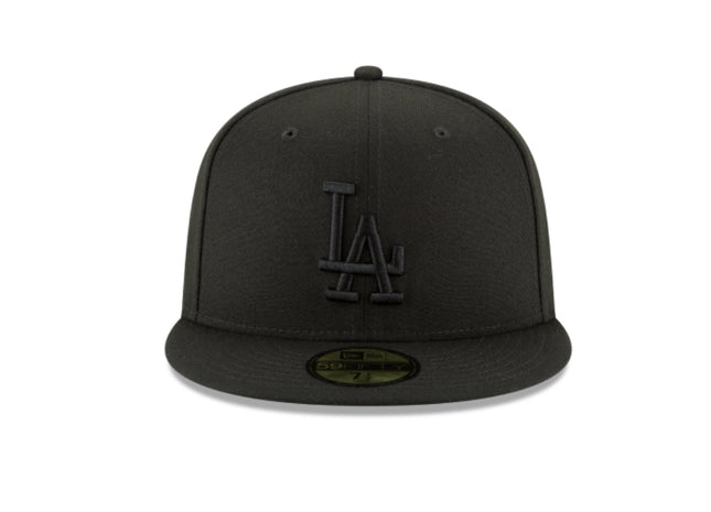 LOS ANGELES DODGERS black black  BASIC 59FIFTY FITTED