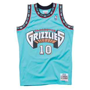 Men Swingman Jersey Vancouver Grizzlies Road 1998-99 Mike Bibby