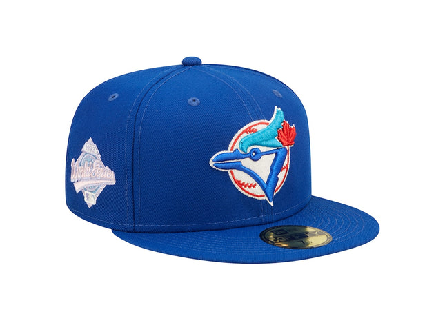 Pop Sweat Toronto Blue Jays New Era band Undervisor 1992 MLB World Series Cooperstown Collection 59FIFTY Fitted Hat - Royal