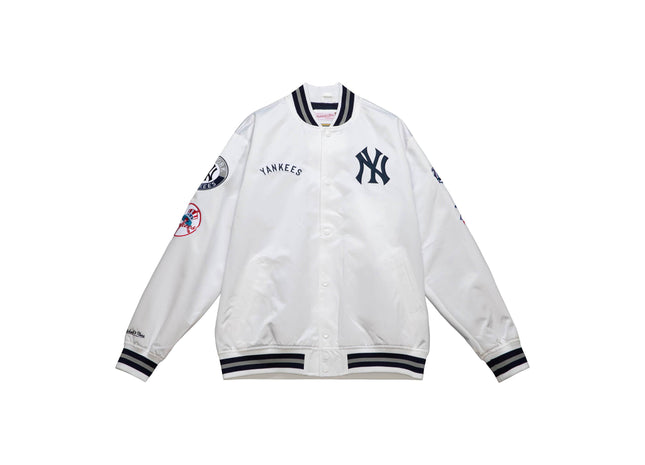 City Collection Lightweight Satin Jacket New York Yankees