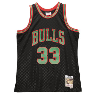 Men Neapolitan Swingman Scottie Pippen Chicago Bulls 1997-98 Jersey
