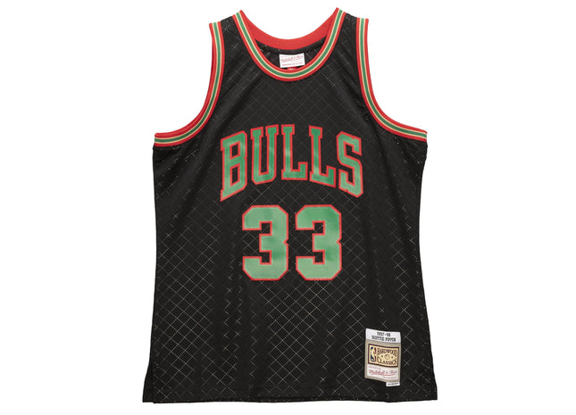 Men Neapolitan Swingman Scottie Pippen Chicago Bulls 1997-98 Jersey