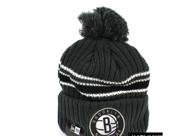 Brooklyn nets knit Winter hat new era