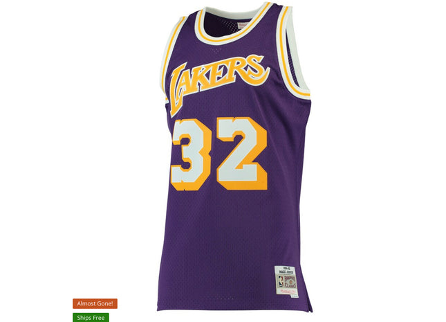 Men LA Lakers Magic Johnson Jersey