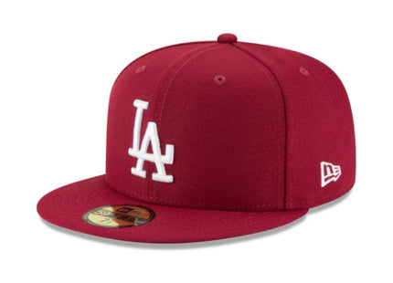 LOS ANGELES DODGERS CARDINAL BASIC 59FIFTY FITTED