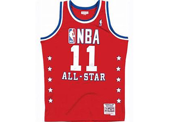 Men All Star Isiah Thomas 1989 Mitchell&ness jersey