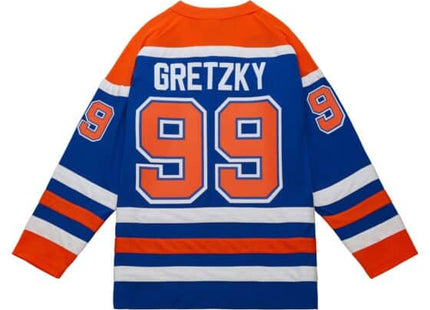 Blue Line Wayne Gretzky Edmonton Oilers 1986 Jersey