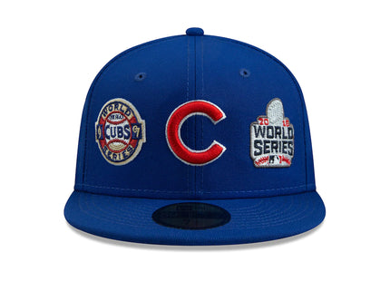 Men's Chicago Cubs New Era Royal Historic World Series Champions 59FIFTY Fitted Hat