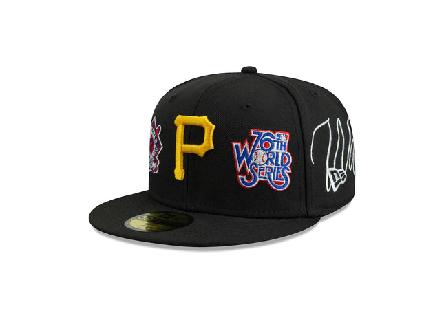 Men's Pittsburgh Pirates New Era Black Historic World Series Champions 59FIFTY Fitted Hat