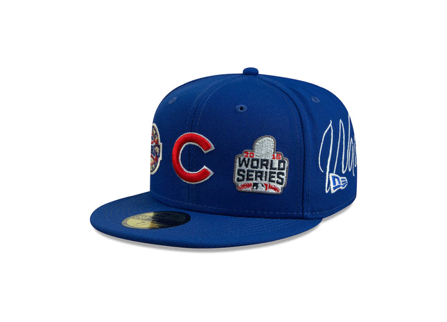 Men's Chicago Cubs New Era Royal Historic World Series Champions 59FIFTY Fitted Hat