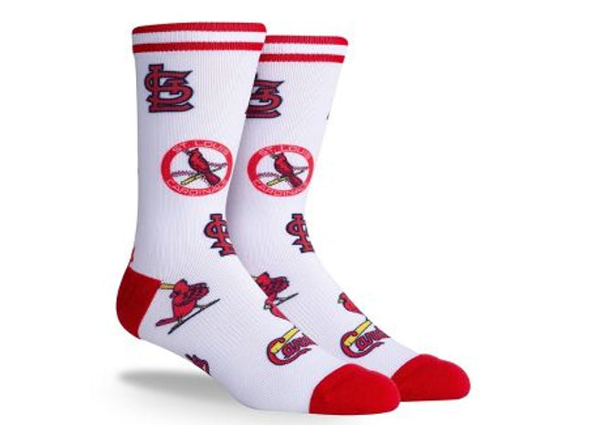 Cardinals mix crew socks