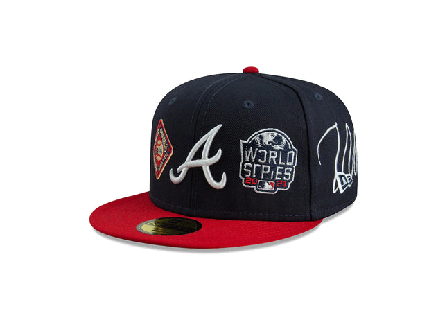 Men's Atlanta Braves New Era Navy Historic World Series Champions 59FIFTY Fitted Hat