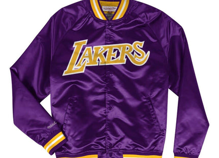 Youth Lightweight Satin Jacket Los Angeles Lakers