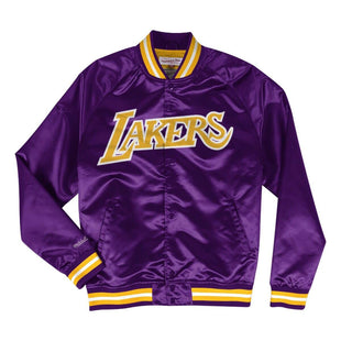 Youth Lightweight Satin Jacket Los Angeles Lakers