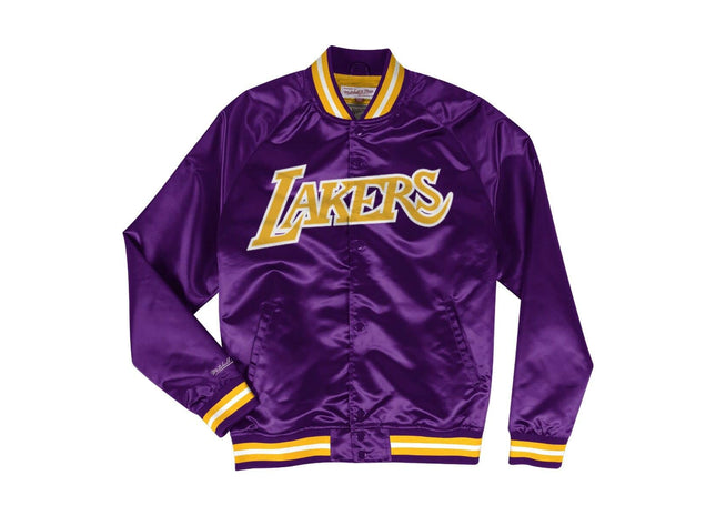 Youth Lightweight Satin Jacket Los Angeles Lakers