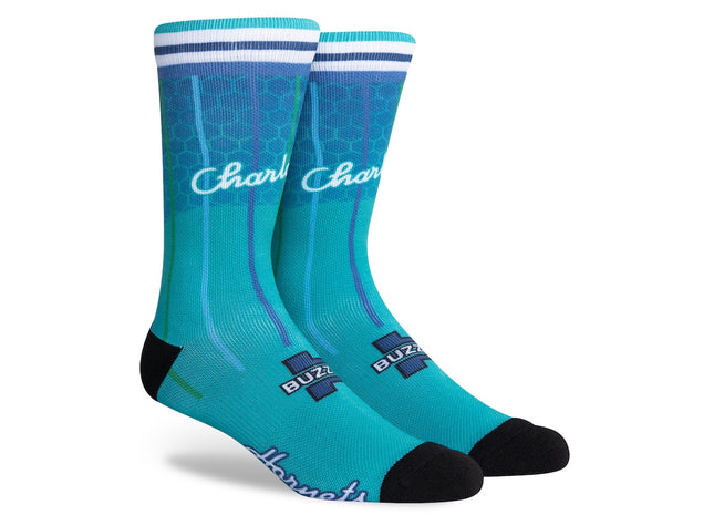 Charlotte Hornets 2021/22 City Edition Crew Socks - Teal