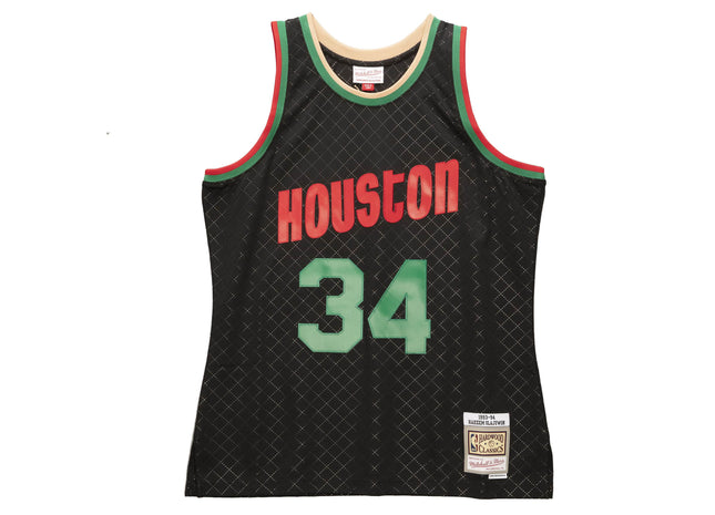 Men Neapolitan Swingman Hakeem Olajuwon Houston Rockets 1993-94 Jersey