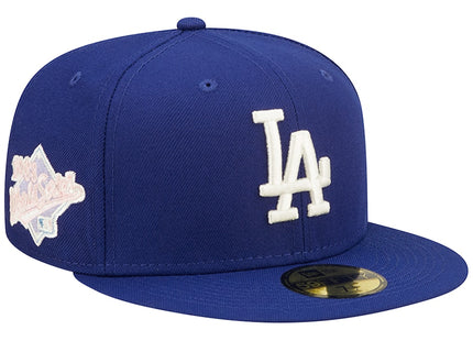 Pop Sweat Men's Los Angeles Dodgers New Era Royal band Undervisor 1988 MLB World Series Cooperstown Collection 59FIFTY Fitted Hat