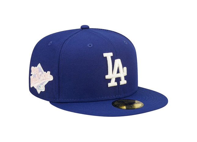 Pop Sweat Men's Los Angeles Dodgers New Era Royal band Undervisor 1988 MLB World Series Cooperstown Collection 59FIFTY Fitted Hat