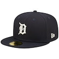 Pop Sweat Men's Detroit Tigers New Era Navy band Undervisor 1984 MLB World Series Cooperstown Collection 59FIFTY Fitted Hat