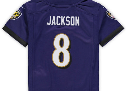 Youth Toddler Baltimore Ravens Lamar Jackson Nike Purple Game Jersey