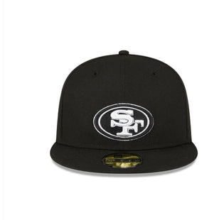 SAN FRANCISCO 49ERS Sidepatch Black 59FIFTY Fitted