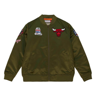 Flight Satin Bomber Jacket Chicago Bulls