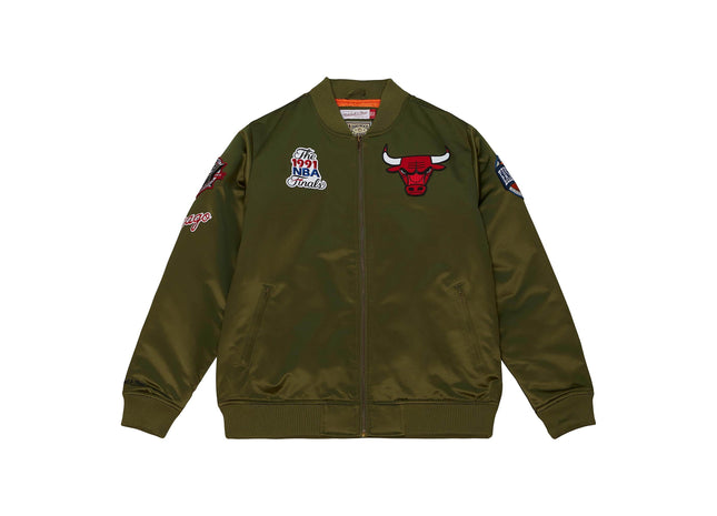 Flight Satin Bomber Jacket Chicago Bulls