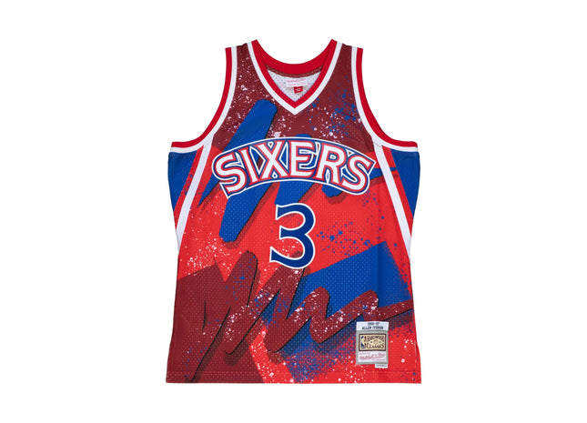 Men Hyper Hoops Swingman Allen Iverson Philadelphia 76ers 1996-97 Jersey