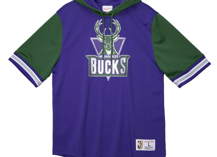 Buzzer Beater Mesh S/S Hoody Milwaukee Bucks