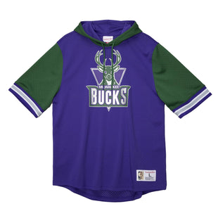 Buzzer Beater Mesh S/S Hoody Milwaukee Bucks