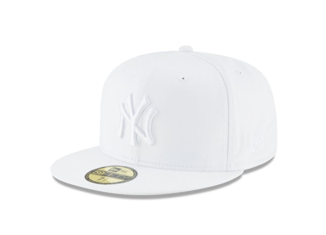 NEW YORK YANKEES WHITEOUT BASIC 59FIFTY FITTED