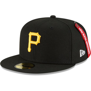 Men's Pittsburgh Pirates New Era x Alpha Industries Black 59FIFTY Fitted Hat