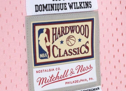 Men Space Knit Swingman Dominique Wilkins Atlanta Hawks 1986-87 Jersey