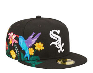 New Era 59Fifty MLB Chicago White Sox Blooming Fitted Grey Bottom