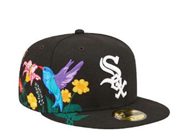 New Era 59Fifty MLB Chicago White Sox Blooming Fitted Grey Bottom