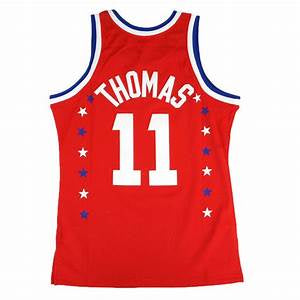 Men All Star Isiah Thomas 1989 Mitchell&ness jersey