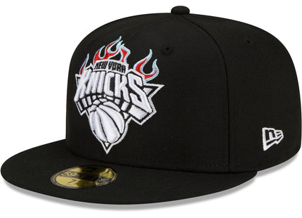 New York Knicks New Era Eastern Conference Fire 59FIFTY Fitted Hat - Black