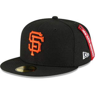 Men's San Francisco Giants New Era x Alpha Industries Black 59FIFTY Fitted Hat