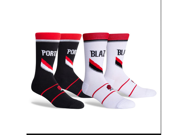 Blazers home away 2pk pkwy socks