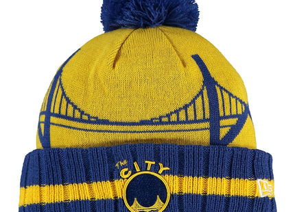 Knit Golden states Warriors New Era Winter Bini hat