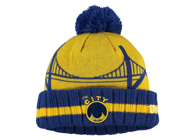 Knit Golden states Warriors New Era Winter Bini hat