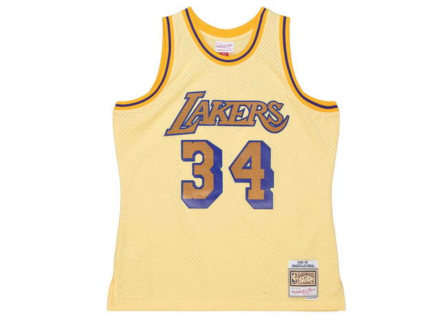Men Space Knit Swingman Shaquille O'Neal Los Angeles Lakers 1996-97 Jersey