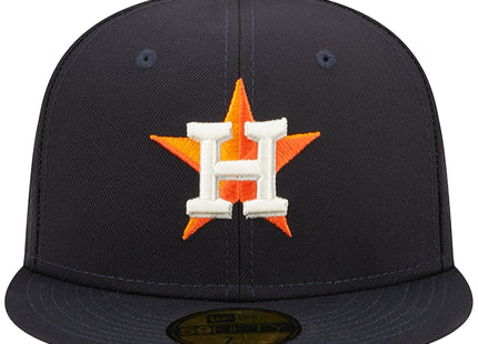 Pop Sweat Men's Houston Astros New Era Navy band Undervisor 2017 MLB World Series Cooperstown Collection 59FIFTY Fitted Hat