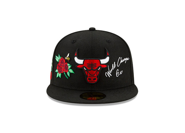 New Era Chicago Bulls Mens Red Icon 2 59FIFTY Fitted Hat